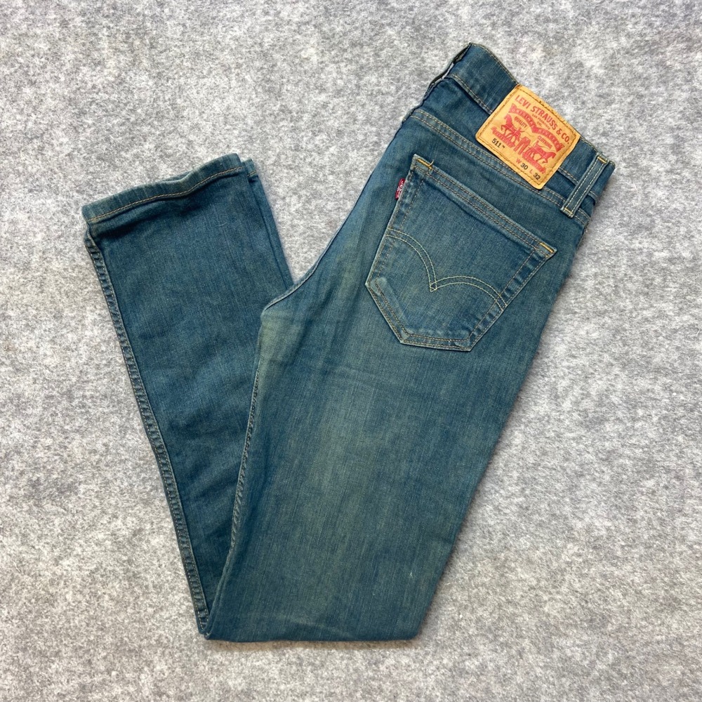 Levi's 511 Slim Fit Jeans Men's Size 30x32 Blue Denim Pants